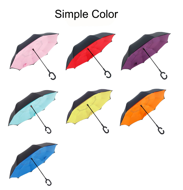 reverted umbrellas