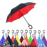 "Hot Roya Color"Reverse umbrellas with c handle