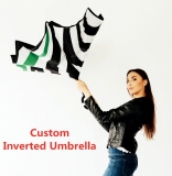 "Hot Roya Color"Reverse umbrellas with c handle