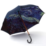 Promotional design your own umbrella funny oil painting long umbrella