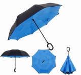 "Hot Roya Color"Reverse umbrellas with c handle