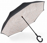 Auto reversed umbrella C handle