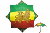 Customized rastafarian umbrella
