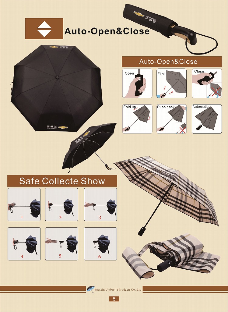 auto open close fold umbrella factory